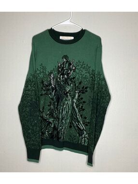 The Lord of the Rings Treebeard Green Knit Sweater Size Medium